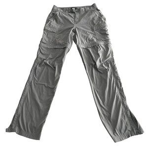 REI Co-op Sahara Convertible Pants Sz 4 UPS 50+ Gray